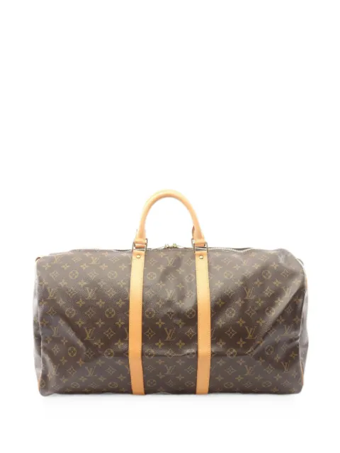 Louis Vuitton Pre-Owned 2005 55 Monogram Keepall holdall bag Brown 1094628MB0045