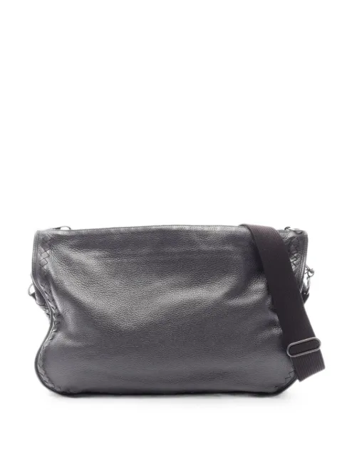 Bottega Veneta Pre-Owned 2000s Intrecciato shoulder bag Black 1095000