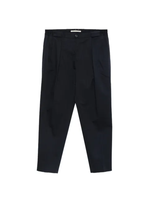 Briglia 1949 pleated-detail tapered trousers Blue PORTOBELLOS30010000011