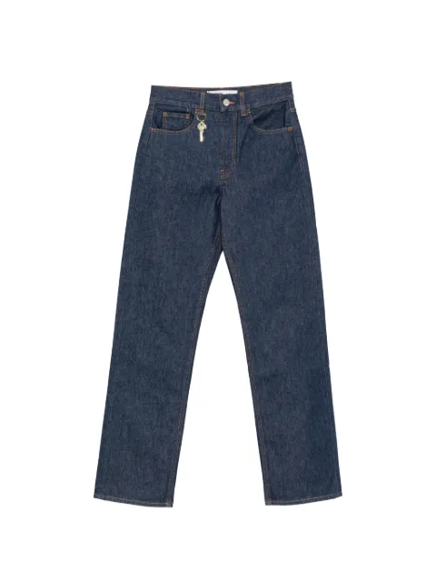 Carven key-charm straight-leg jeans Blue 6262K21199