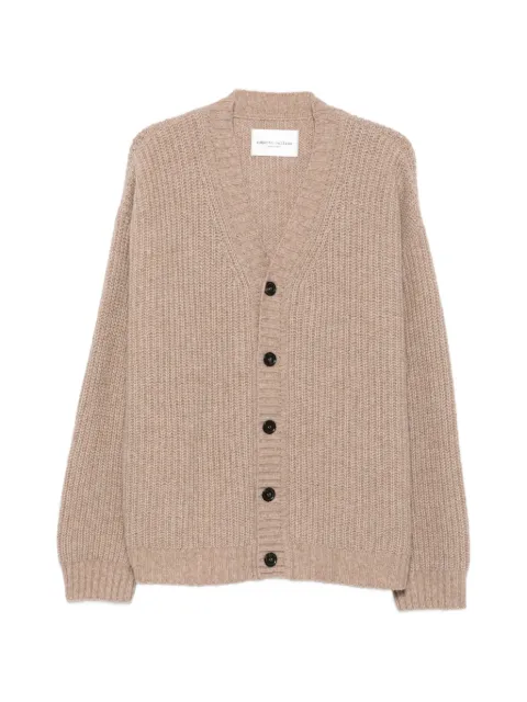 Roberto Collina V-neck cardigan Brown 263MYB25110
