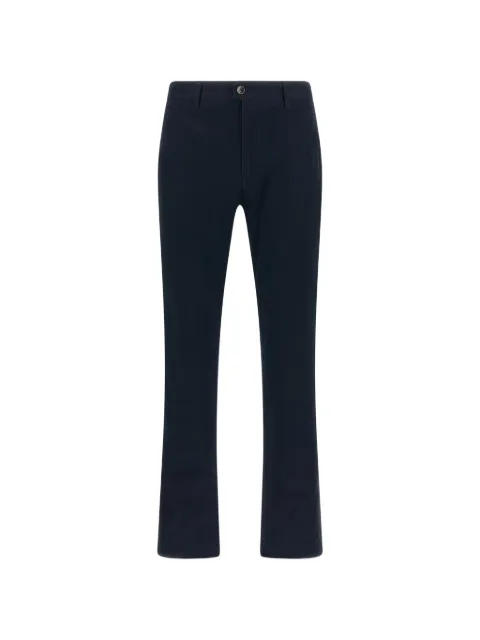 Incotex straight-leg cotton-canvas trousers Blue 10S40040608825