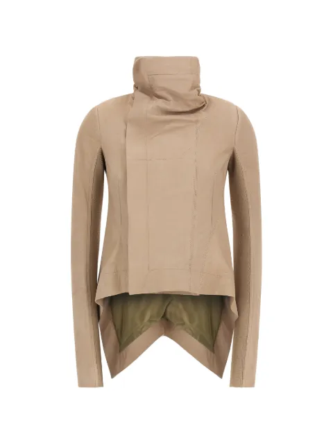 Rick Owens Naska leather jacket Neutrals RP02F5743LBS64