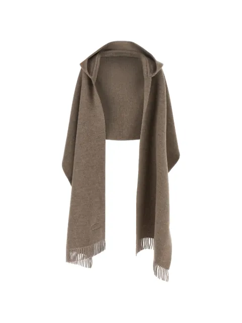 Brunello Cucinelli hooded scarf Brown MSCDAGW83CBROW