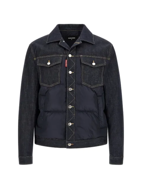 DSQUARED2 hybrid puffer jacket Blue S74AM1610D30011
