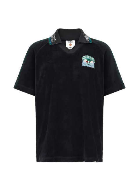 Casablanca embroidered top Black MPF26JTP52901