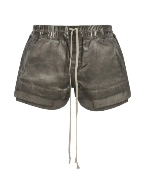 Rick Owens DRKSHDW Fog Boxers drawstring shorts Grey DS02F6319DLD