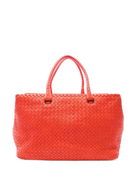 Bottega Veneta Pre-Owned 2010s Intrecciato tote bag Red 1094407