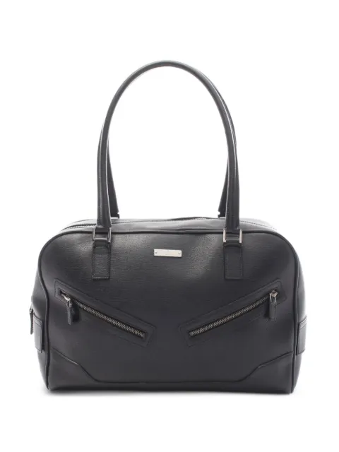 Gucci Pre-Owned 2000s zip-pocket handbag Black 1092867