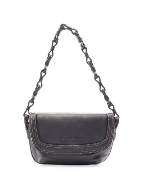 Loewe Pre-Owned 2010s leather shoulder bag Black 1095464