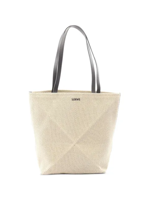 Loewe Pre-Owned 2010s Puzzle Fold tote bag Neutrals 1095120