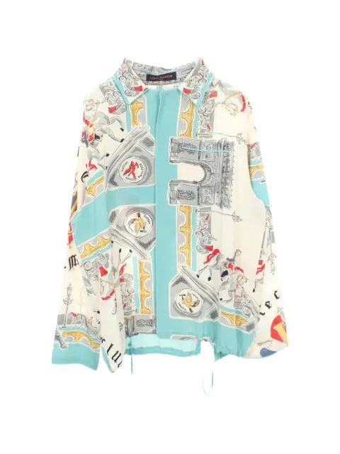 Louis Vuitton Pre-Owned 2010s hooded pajamas shirt Neutrals 1092623