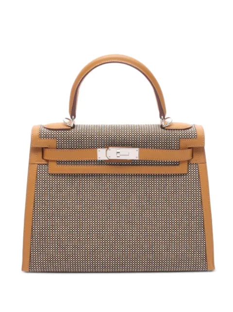 Hermès Pre-Owned 2021 Kelly 28 handbag Neutrals 1096373Z