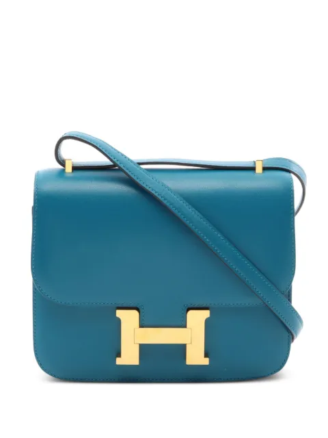Hermès Pre-Owned 2018 Constance 3 mini shoulder bag Blue 1094579C