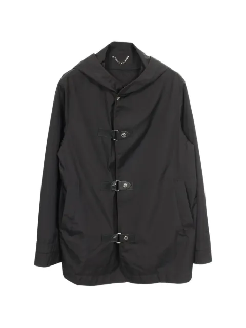 Louis Vuitton Pre-Owned 2000s hooded parka coat Black 1083574