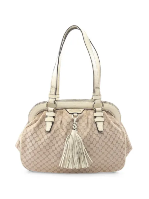 Celine Pre-Owned 2010s Macadam shoulder bag Neutrals 1095355