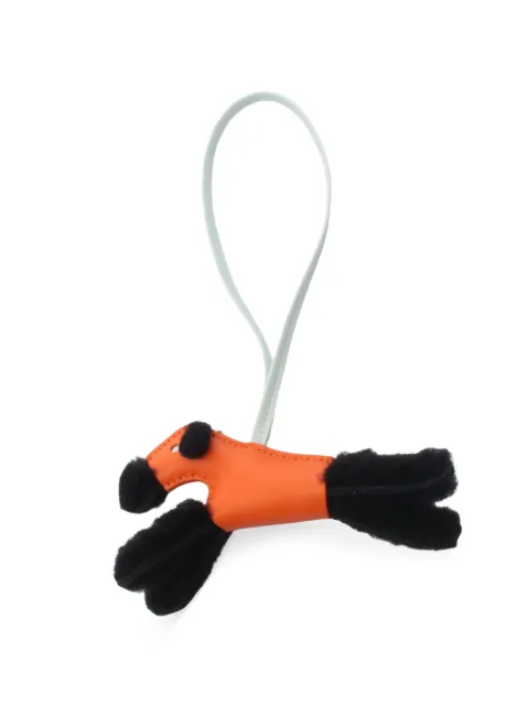 Hermès Pre-Owned 2026 Budy leather bag charm Orange 1096873G