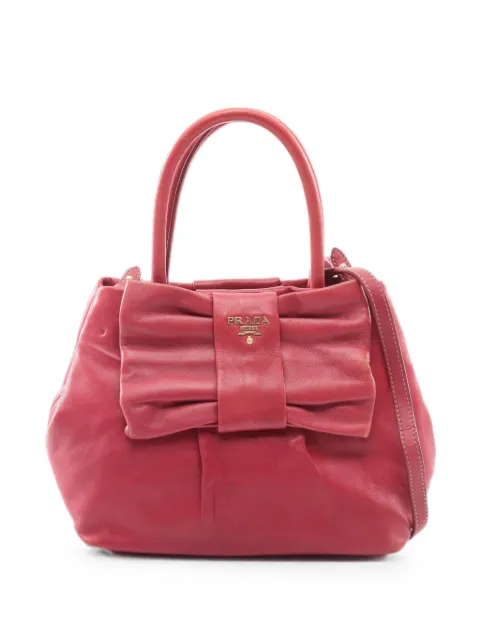 Prada Pre-Owned 2000s Nappa Fiocco handbag Red 1095186