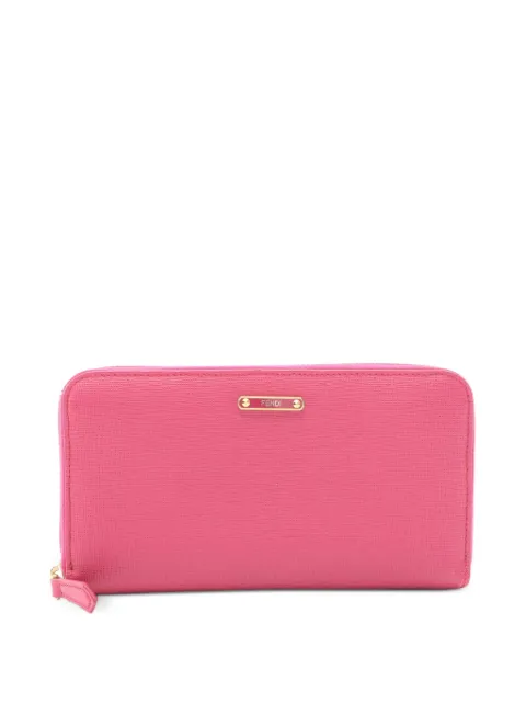 Fendi Pre-Owned 2010s By The Way zip-around wallet Pink 1094623