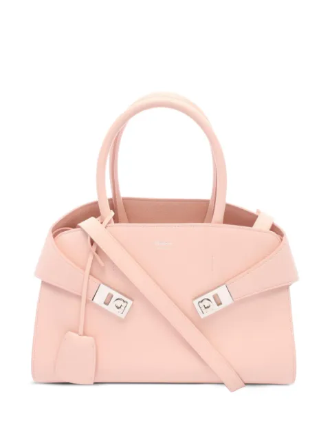 Ferragamo Pre-Owned 2010s small Hug leather tote bag Pink 1095108
