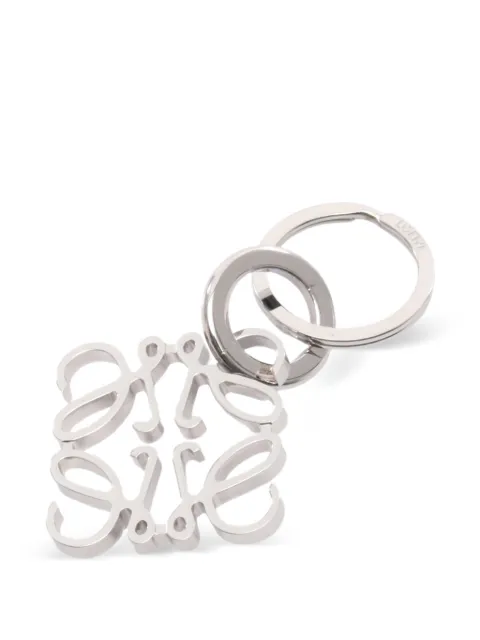 Loewe Pre-Owned 2020s Anagram key ring Silver 1095740