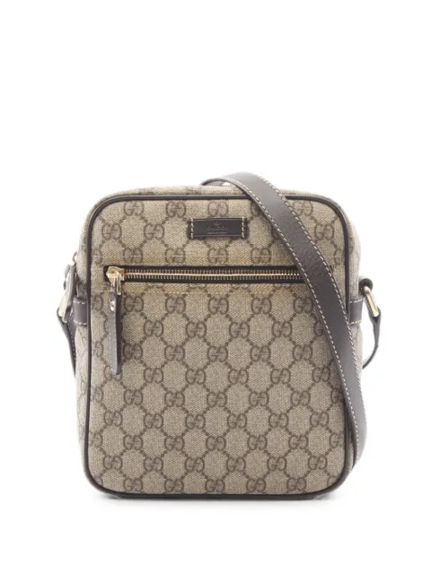 Gucci Pre-Owned 2000s GG Supreme crossbody bag Neutrals 1095105