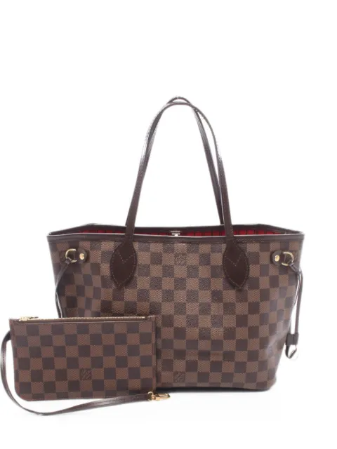 Louis Vuitton Pre-Owned 2016 PM Neverfull Damier Ebene tote bag Brown 1096412AR1146