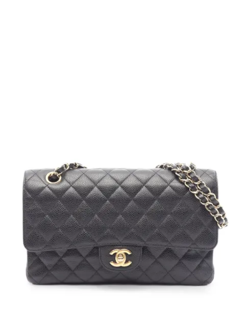 CHANEL Pre-Owned 2012-2013 Double Flap shoulder bag Black 109502617206576