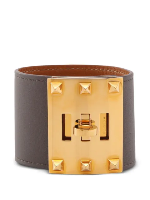 Hermès Pre-Owned 2012 Kelly Extreme bangle Brown 1090076PINSQUARE