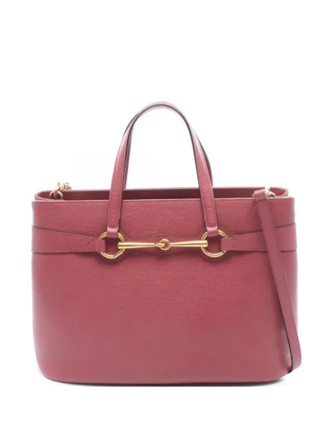Gucci Pre-Owned 2010s Horsebit tote bag Pink 1095435