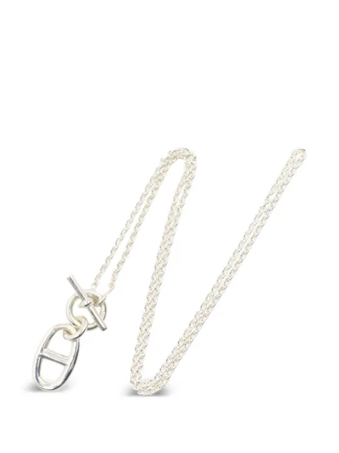 Hermès Pre-Owned 2010s Chaine d'Ancre necklace Silver 1095673