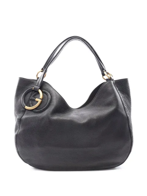 Gucci Pre-Owned 2010s Interlocking G tote bag Black 1094383
