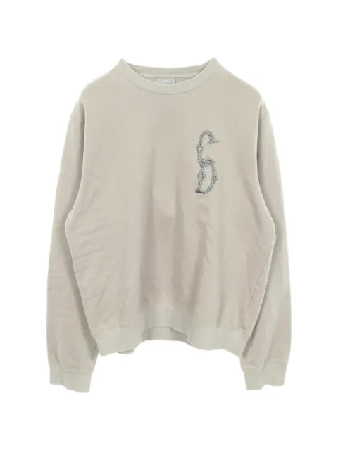Christian Dior Pre-Owned 2010s CD logo embroidery sweater Neutrals 1092444