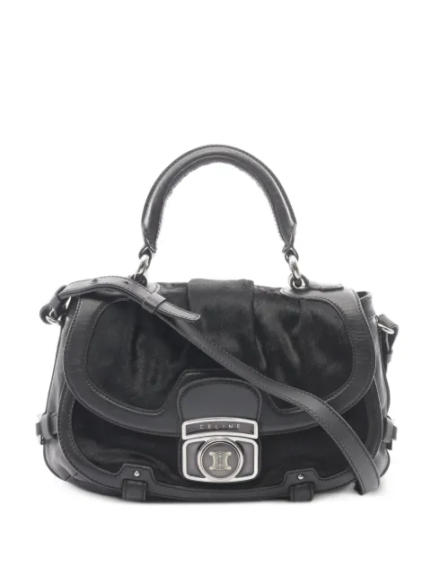 Celine Pre-Owned 2010s Unborn leather tote bag Black 1095006