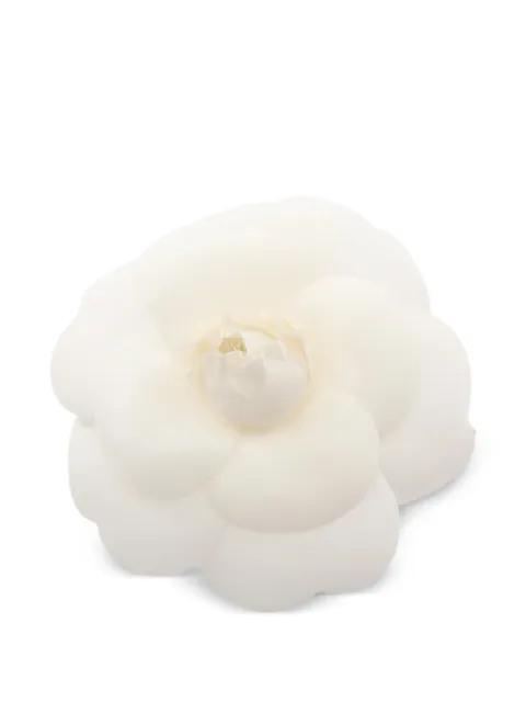 CHANEL Pre-Owned 1986-1988 Camellia brooch White 1091946