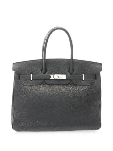 Hermès Pre-Owned 2003 Birkin 35 Togo tote bag Black 1094620GINSQUARE