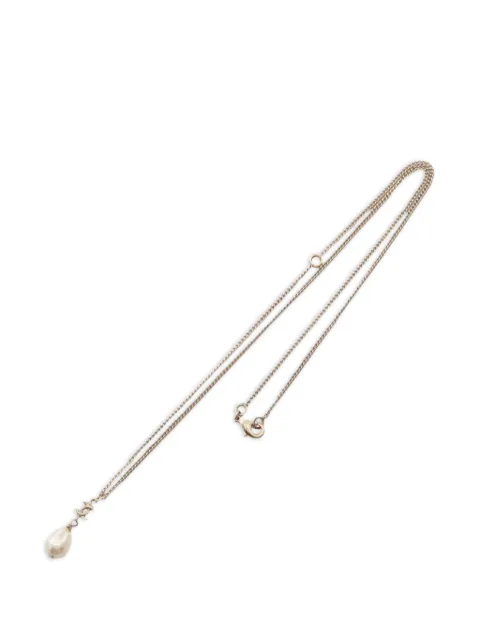 CHANEL Pre-Owned 2012 CC faux-pearl necklace Gold 1094502B12C