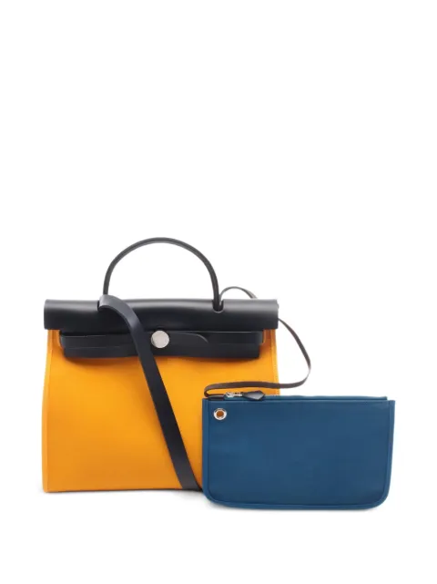 Hermès Pre-Owned 2017 PM Herbag Zip tote bag Orange 1096379