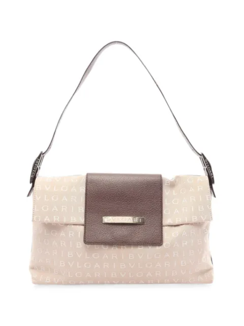 Bvlgari Pre-Owned 2000s Logomania shoulder bag Neutrals 1093602