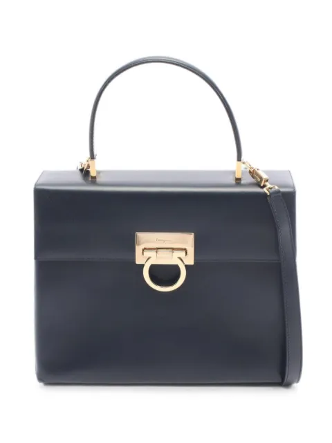 Ferragamo Pre-Owned 2010s Gancini handbag Blue 1095366