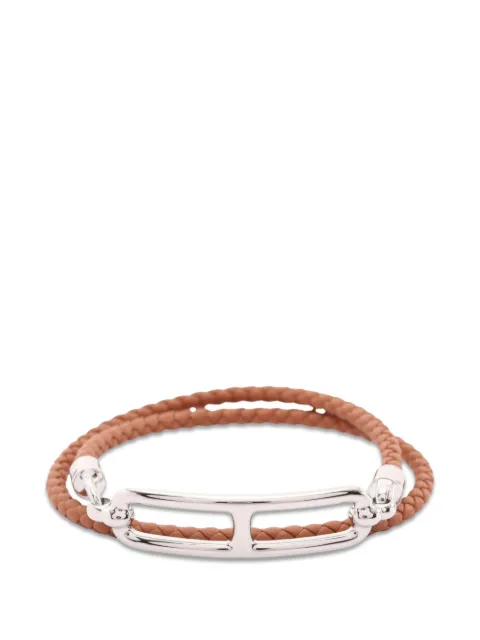 Hermès Pre-Owned Ruri double tour bracelet Silver 1094500