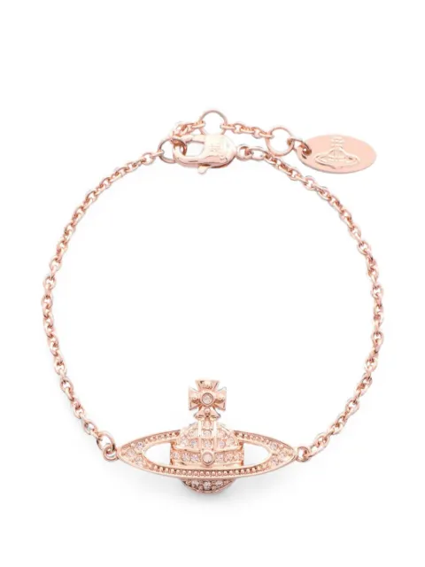 Vivienne Westwood Pre-Owned 2020s Mini Bas Relief bracelet Pink 1095752