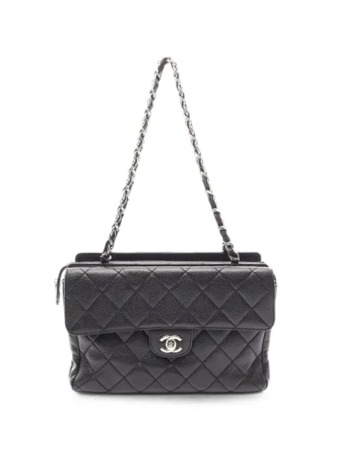 CHANEL Pre-Owned 2000-2002 Matelassé Caviar shoulder bag Black 10968246287274