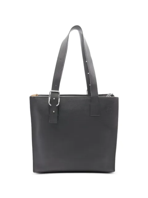 Loewe Pre-Owned 2010s buckle Anagram tote bag Black 1095383