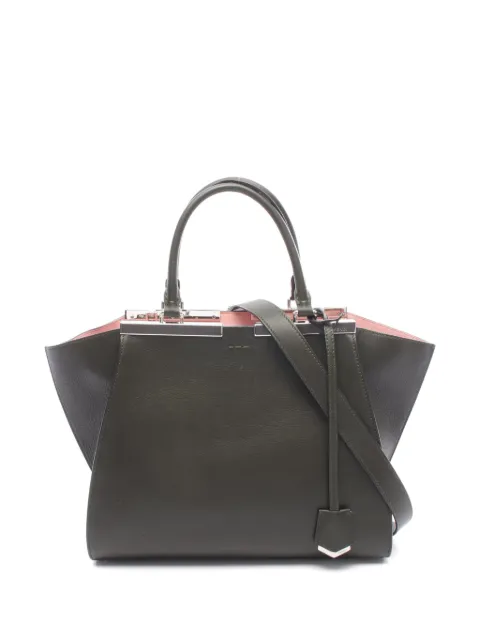 Fendi Pre-Owned 2010s Troisours handbag Green 1097098