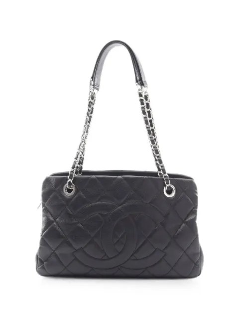 CHANEL Pre-Owned 2011 large Timeless CC tote bag Black 109633915698514
