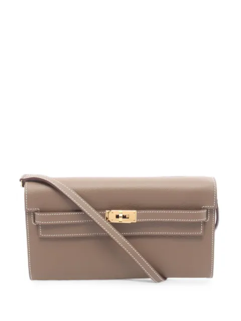Hermès Pre-Owned 2024 Kelly To Go shoulder bag Brown 1096146W