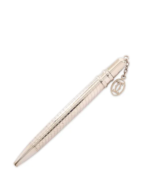 Cartier 2010s Double C charm ballpoint pen Silver 1089763