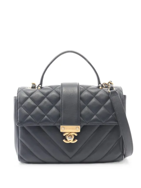 CHANEL Pre-Owned 2019 matelassé V-stitch shoulder bag Black 109607228772219