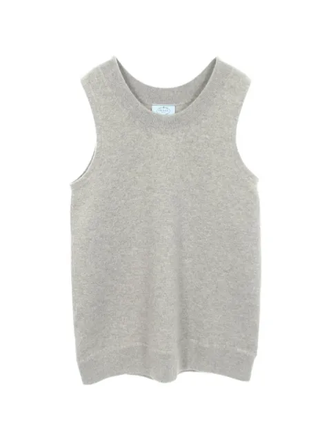 Prada Pre-Owned 2010s cashmere vest Grey 1092432